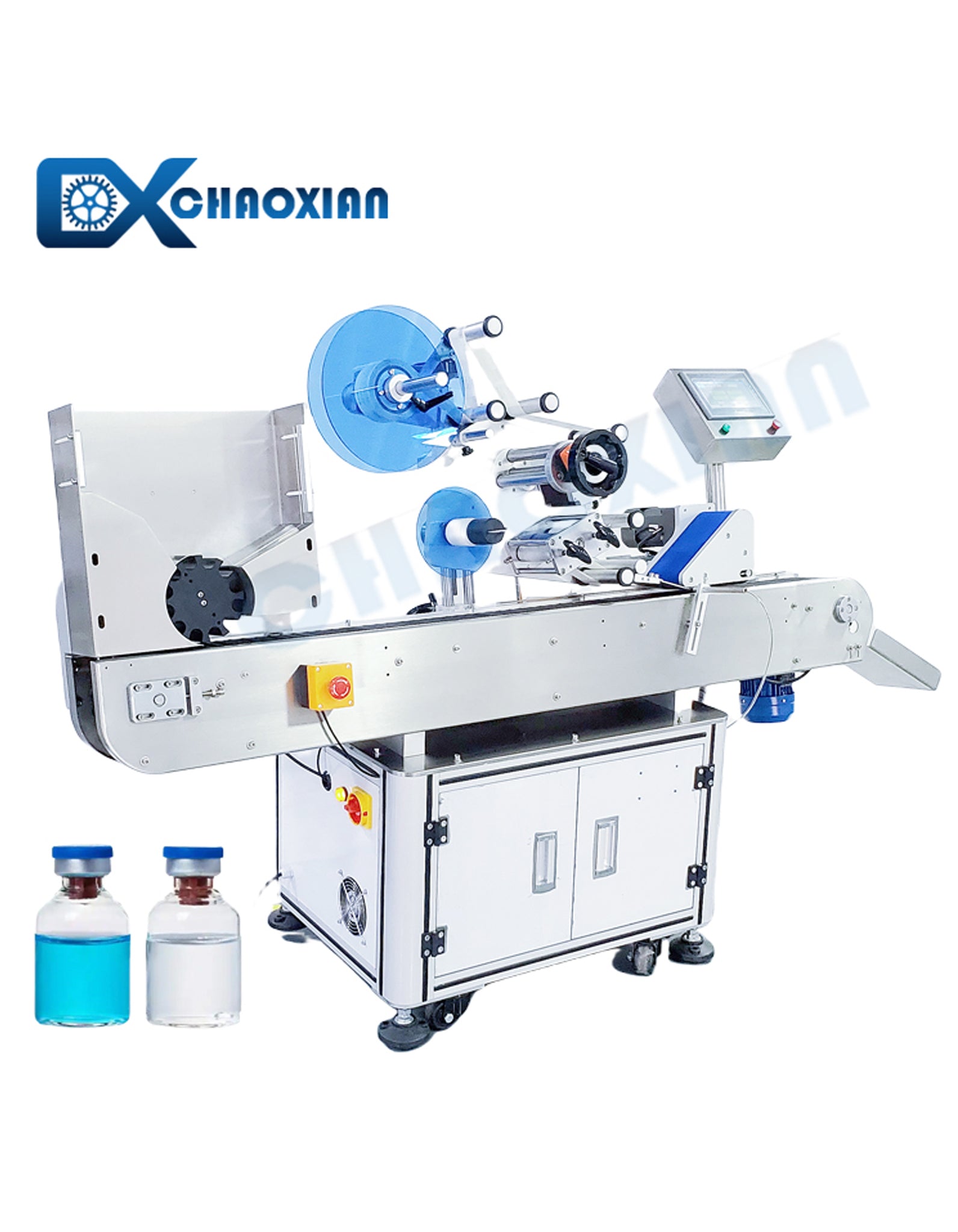 Automatic Vial Labeling Machine for Small Round Bottles and Ampoules – High-Speed Precision Labeler